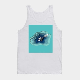 Paper ship Tank Top